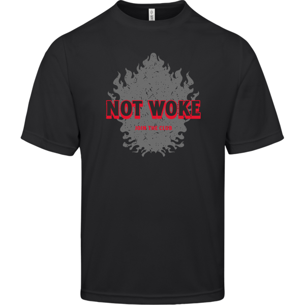 Not Woke. Join the Club. Lightweight Athletic T-Shirt T-Shirts Black S 