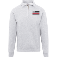 Thin Red Line Black Ops 1/4 Zip Performance Pullover Pullover Ash S 