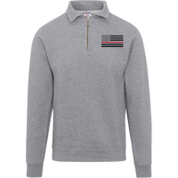 Thin Red Line Black Ops 1/4 Zip Performance Pullover Pullover Oxford Grey S 