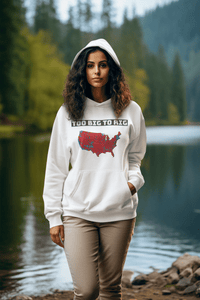 Too Big To Rig Electoral Map Unisex Hoodie Sweatshirts 