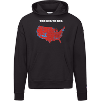 Too Big To Rig Electoral Map Women's Powerblend Hoodie Hoodies Black S 