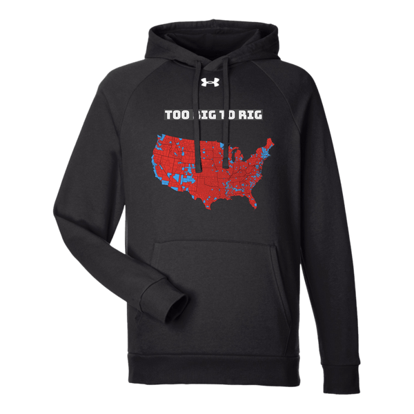 Under Armour Too Big To Rig Electoral Map Men's Hoodie Hoodies Black S 