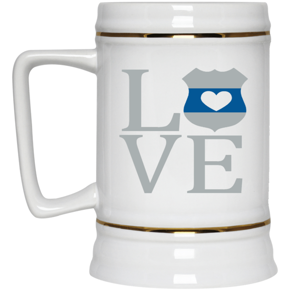 LEO Love Beer Stein Drinkware White One Size 