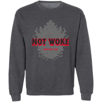 Not Woke Pullover Sweatshirt Sweatshirts Dark Heather S 